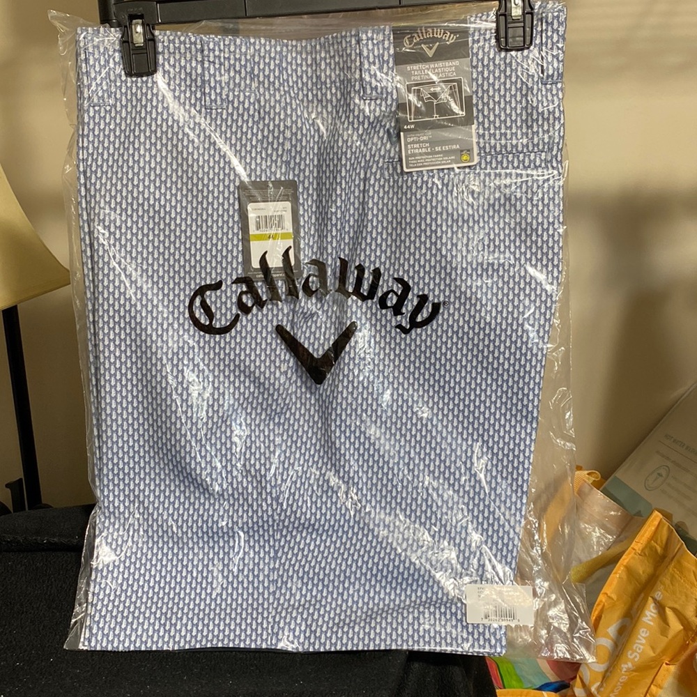Callaway Stretch Waistband Opti-dry, Men’s Size 44, golf shorts, Flint Stone *